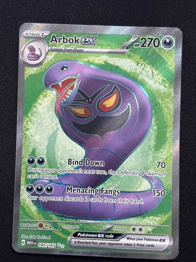 Arbok ex 185/165 - Inglés