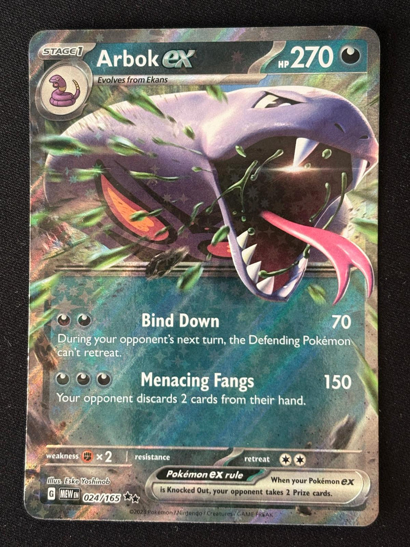 Arbok ex 024/165 - Inglés