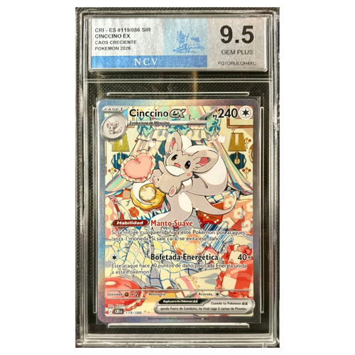 Cinccino ex 119/086 - NCV 9.5 - Español