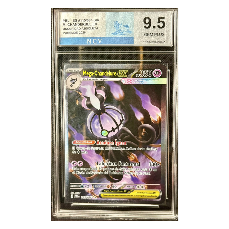Mega Chandelure ex 115/084 - NCV 9.5 - Español