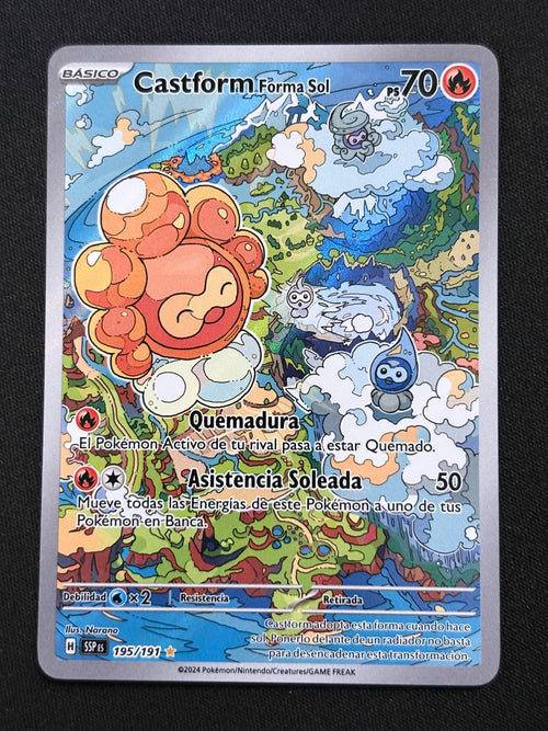 Castform Forma Sol 195/191 - Chispas Fulgurantes - Español