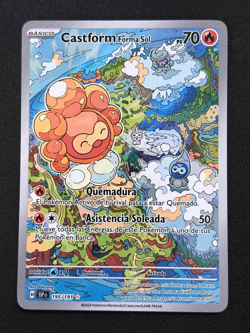 Castform Forma Sol 195/191 - Chispas Fulgurantes - Español