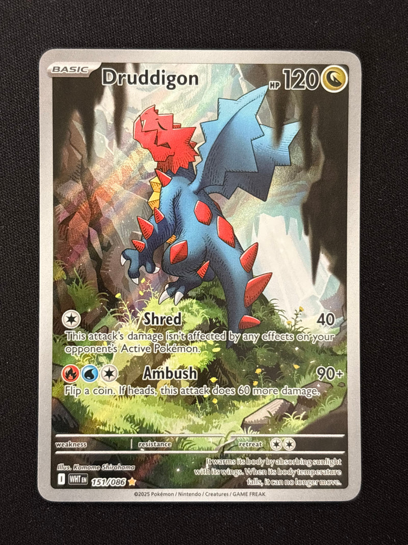 Druddigon 151/086 - White Flare - Ingles