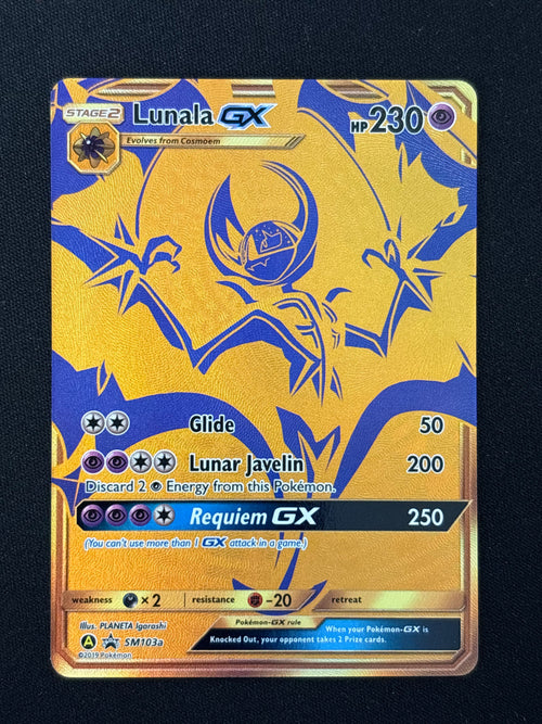 Lunala GX SM103a - Sun & Moon Black Star Promos - Ingles