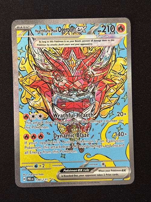 Hearthflame Mask Ogerpon ex 148/131 - Prismatic Evolutions - Inglés