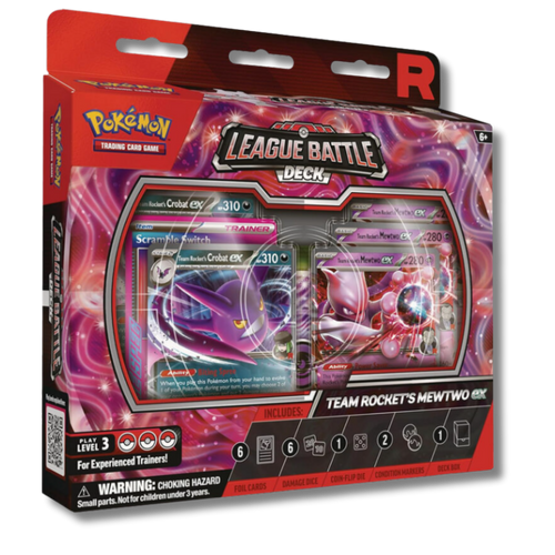 League Battle Deck Team Rocket Mewtwo ex Inglés | Baraja Pokémon TCG