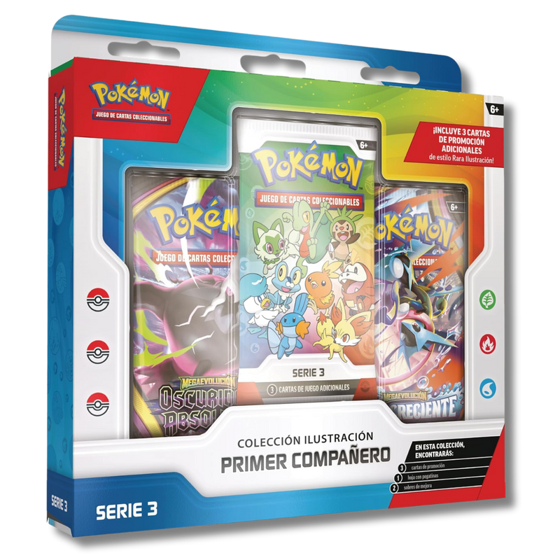 Caja de Colección Ilustración First Partner serie 3 Español | Colección Pokémon TCG