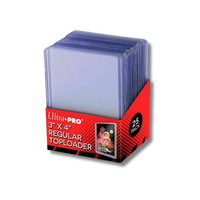 Toploader Ultra Pro Regular 25 unidades | Fundas rígidas cartas TCG