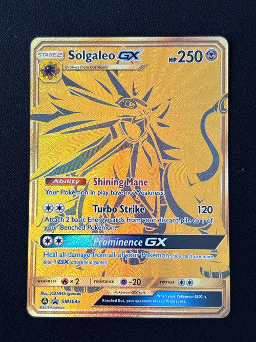 Solgaleo GX SM104a - Sun & Moon Promo - Ingles