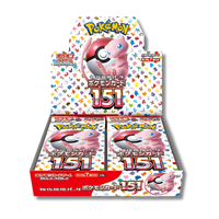 Booster Box Pokémon 151 SV2a Japonés | Caja sellada 20 sobres TCG