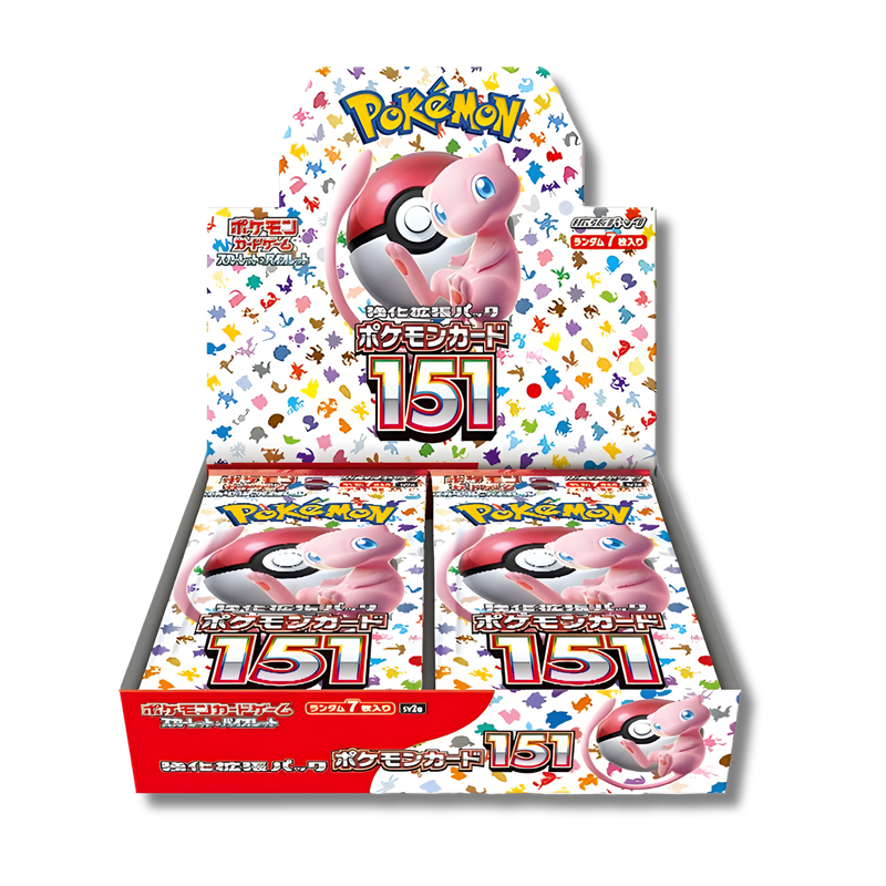 Booster Box Pokémon 151 SV2a Japonés | Caja sellada 20 sobres TCG