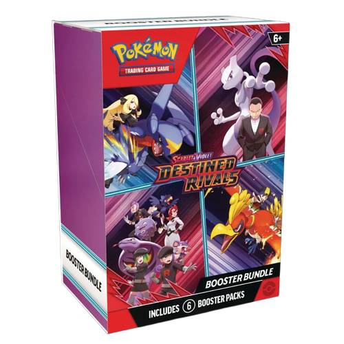 Caja Booster Bundle Pokémon Destined Rivals en inglés con 6 sobres sellados en Tiger Cards