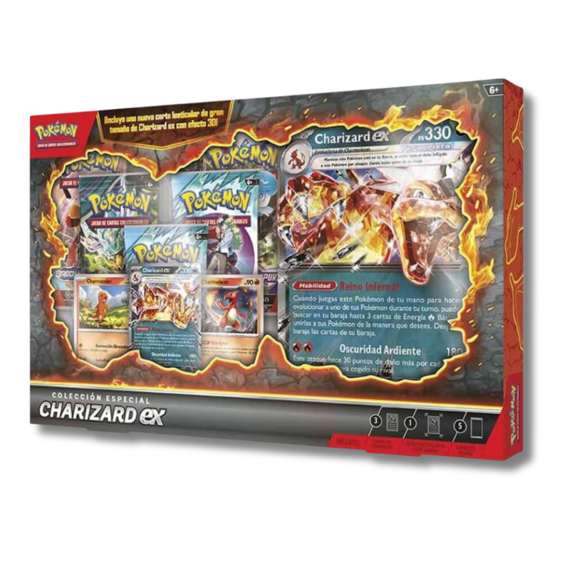 Colección Especial Charizard ex Pokémon Español | Caja TCG