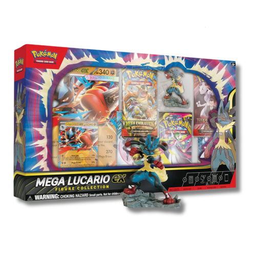 Colección con Figura Mega Lucario Pokémon | Caja colección TCG