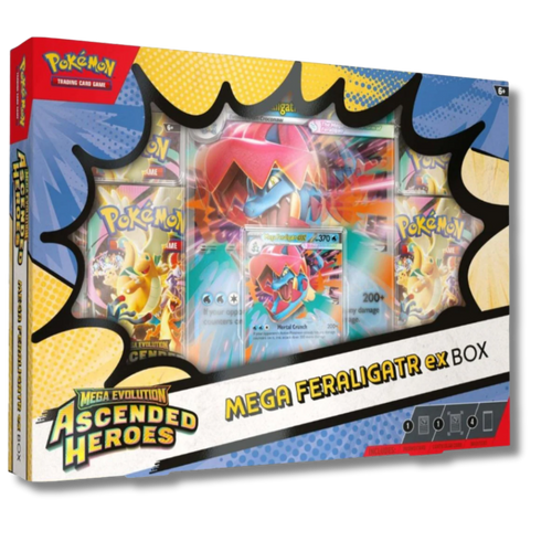 Colección Premium Mega Feraligatr Inglés con Póster Pokémon | Edición Especial TCG