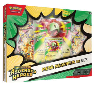 Colección Premium Mega Meganium Inglés con Póster Pokémon | Edición Especial TCG