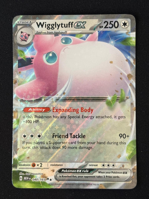 Wigglytuff ex 040/165 - Inglés