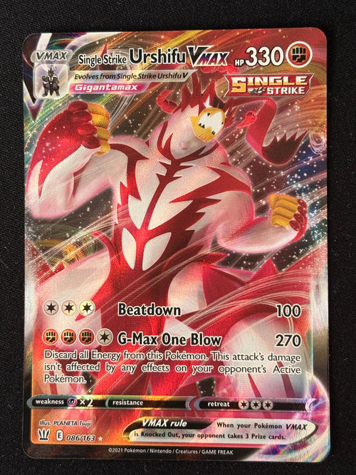 Single Strike Urshifu VMAX 086/163 - Inglés