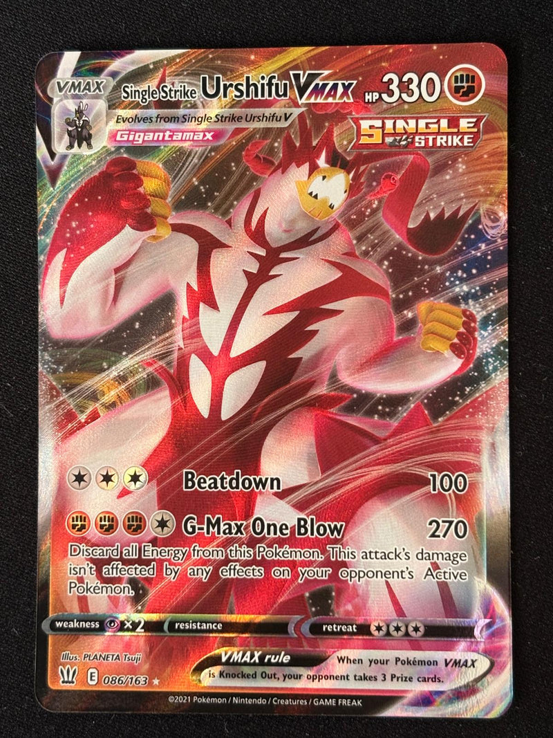 Single Strike Urshifu VMAX 086/163 - Inglés