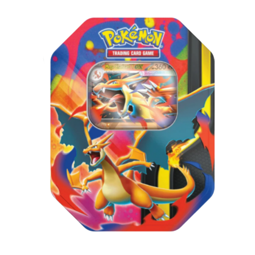 Lata Pokémon Mega Charizard Y Español | Caja Metálica de Colección TCG