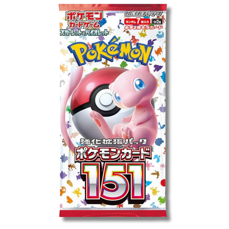 Sobre Pokémon 151 SV2a Japonés | 7 Cartas TCG Coleccionables