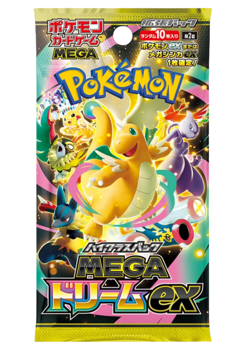 Sobre Mega Dream m2a Japonés | 10 Cartas Pokémon TCG