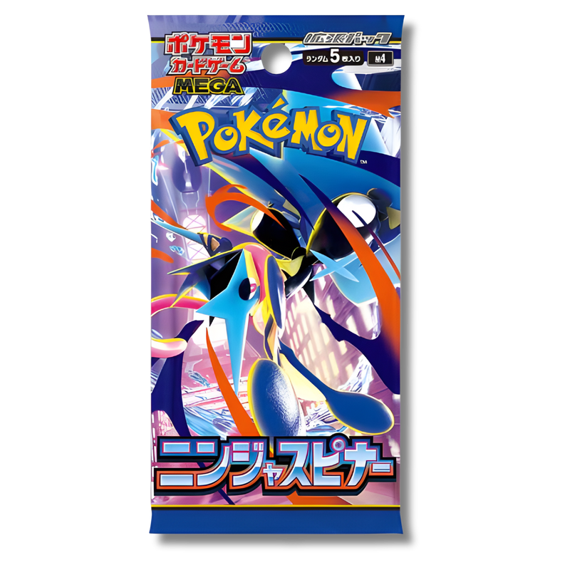 Sobre Pokémon Ninja Spinner M4 Japonés | 5 Cartas TCG Coleccionables