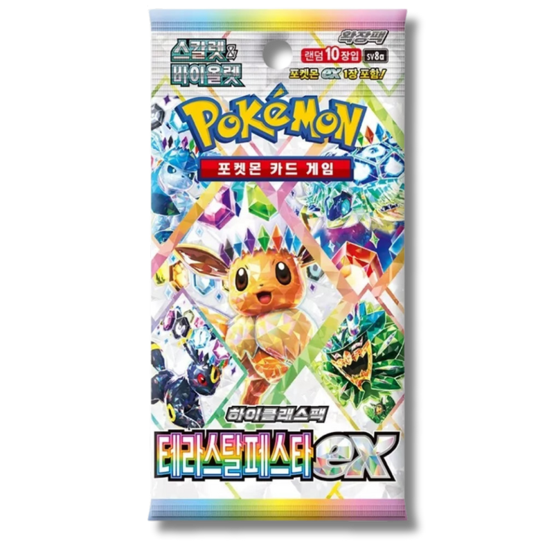 Sobre Terastal Festival SV8a Coreano | 10 Cartas Pokémon TCG